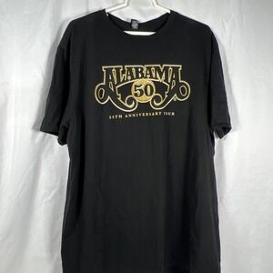 Alabama‎ Band T-shirt 50th Anniversary Tour	Tee - XL